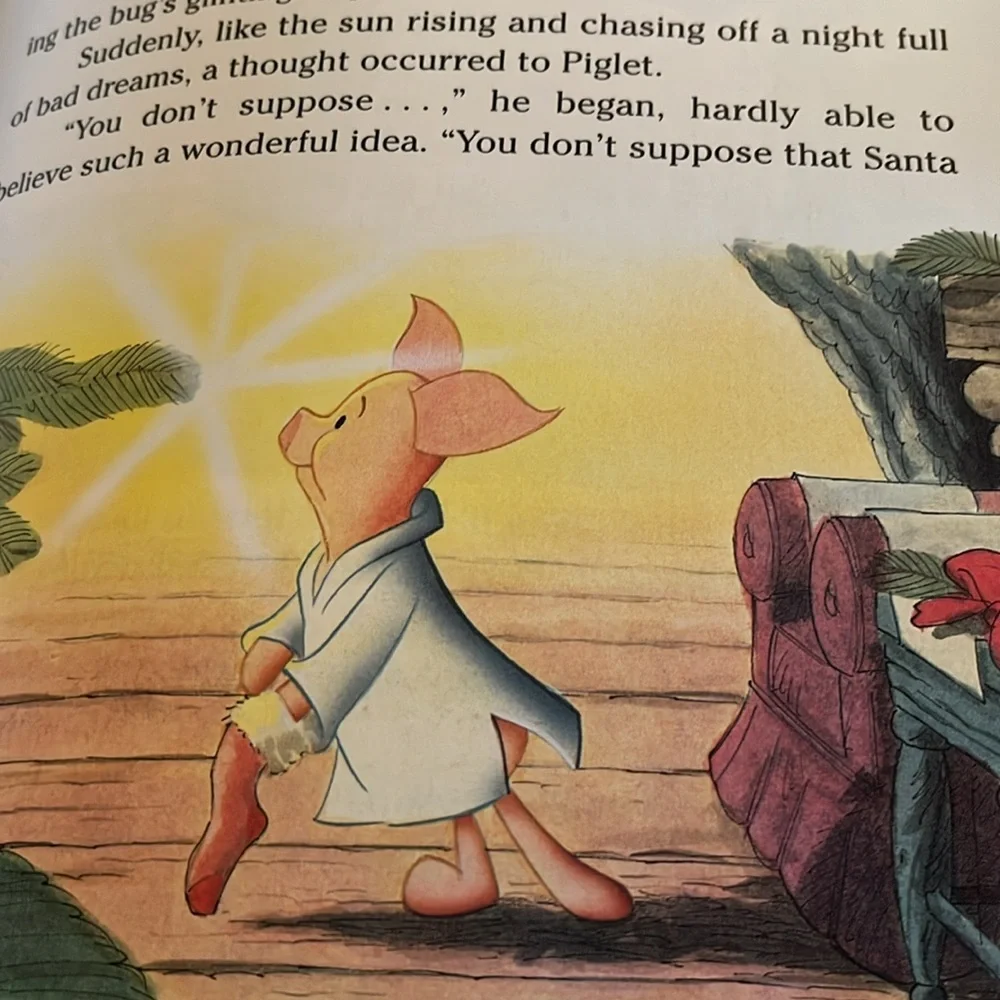 Disney Winnie the Pooh Stories for Christmas 1996 5 stories illustrated pictures